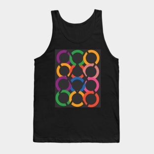 Abstract graphic art circle forms. Tank Top